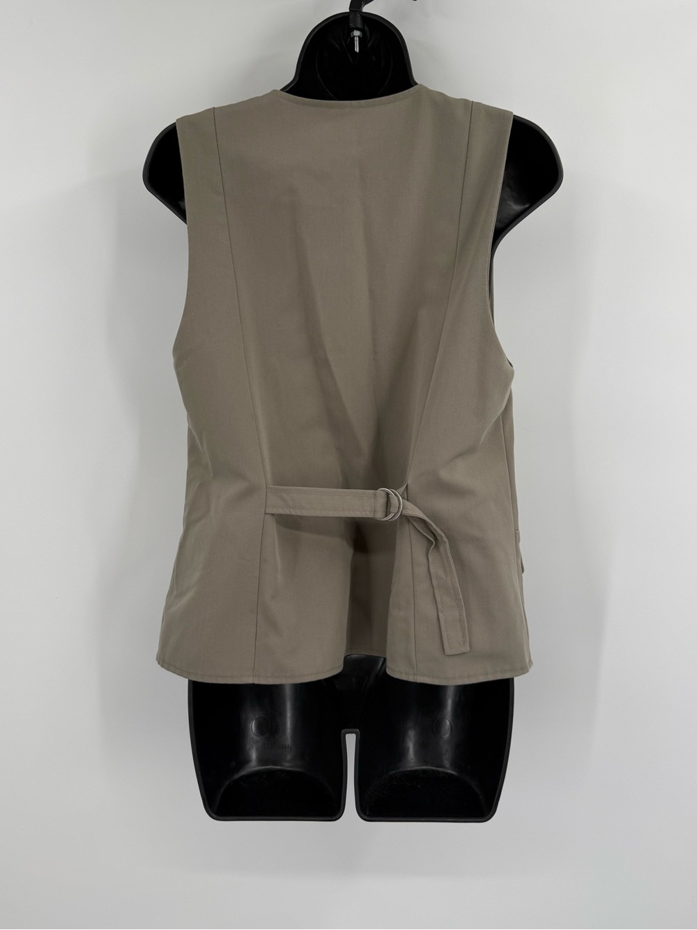Free People Celia Tie Front Suit Vest | Greyed Olive | Small - Picture 5 of 8